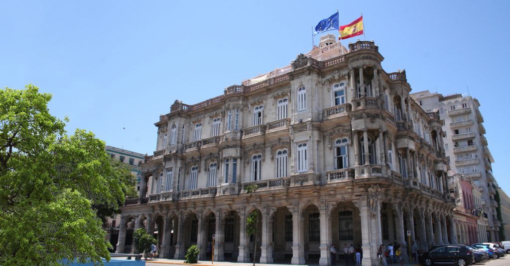 The Spanish Embassy in Cuba will be remodeled.